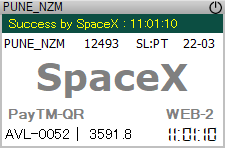 SpaceX Tatkal Software - Real agent booking result